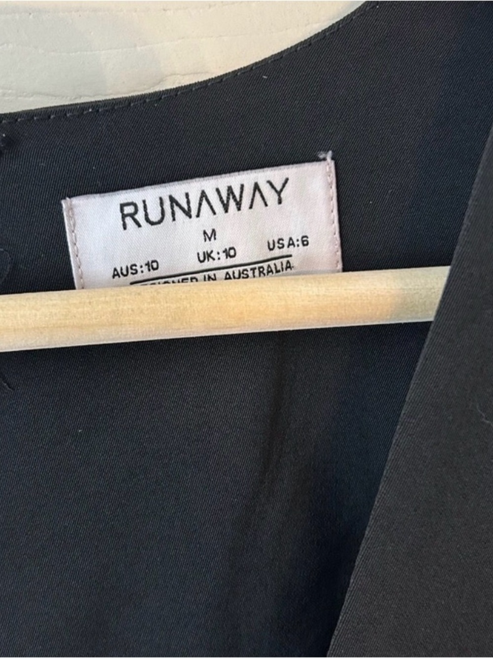 Runaway The Label Black Ruffle Bell Sleeve Mini Dress Size 6 (US) Witchy, Gothic - Picture 5 of 11